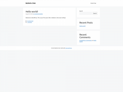 bulletinclub.com snapshot