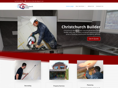 christchurchbuilder.co.uk snapshot