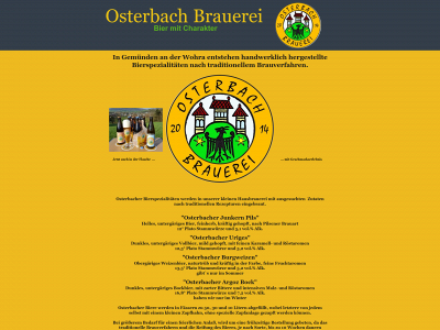 osterbachbrauerei.de snapshot