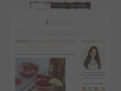 thegreekglutton.com snapshot