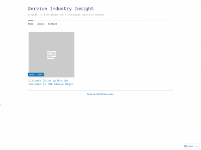 serviceindustryinsight.com snapshot