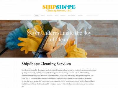 shipshapecleaningsc.com snapshot