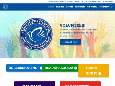 dahlia-pta.org snapshot