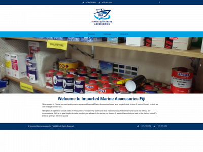importedmarinefiji.com snapshot