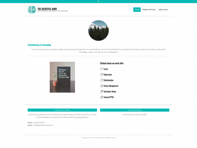 theheartfulmind.com snapshot