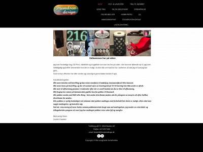 frandsendesign.dk snapshot