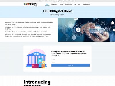 bricsdigitalbank.com snapshot