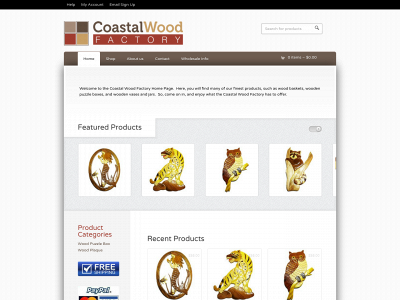 coastalwoodfactory.com snapshot