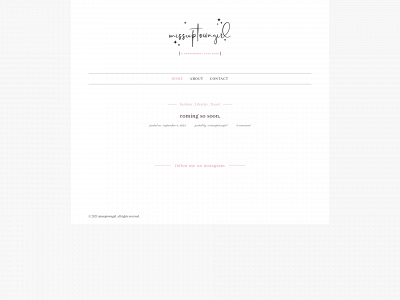 missuptowngirl.com snapshot