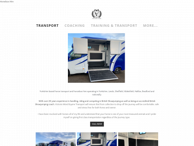 www.victoriawardequinetransport.com snapshot