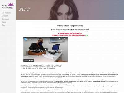 mexicotransgendercenter.com snapshot