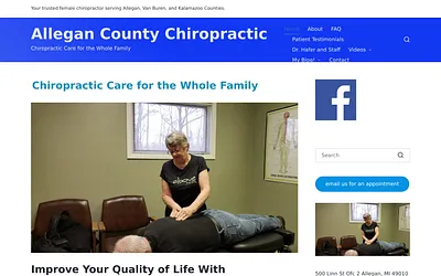 alleganchiropractic.com snapshot