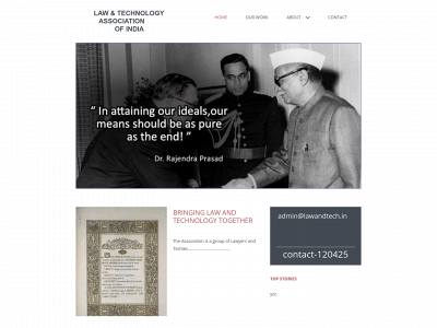 lawandtech.in snapshot