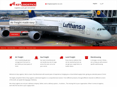 keylogistics-sa.com snapshot