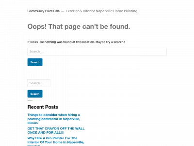 communitypaintpals.com snapshot