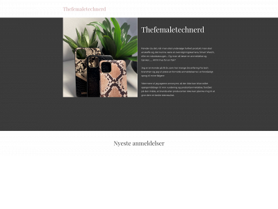 thefemaletechnerd.dk snapshot