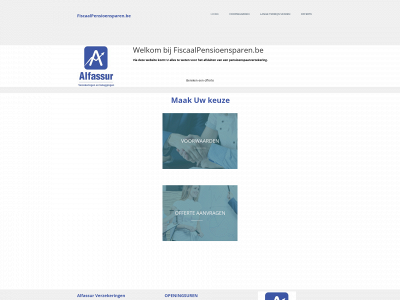 fiscaalpensioensparen.be snapshot