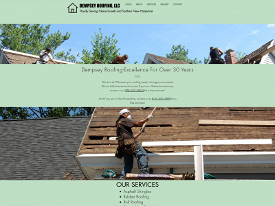 www.dempsey-roofing.com snapshot