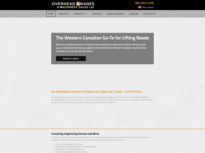 cranesandmachinery.com snapshot