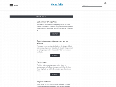 voresarkiv.dk snapshot