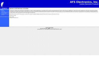 afselectronics.com snapshot