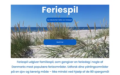 feriespil.dk snapshot