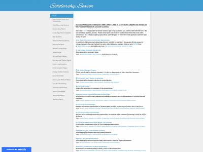 www.scholarshipseason.com snapshot