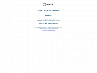 efax.one snapshot