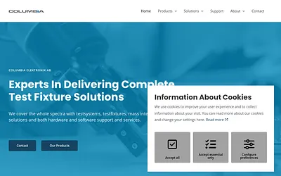 columbia.se snapshot