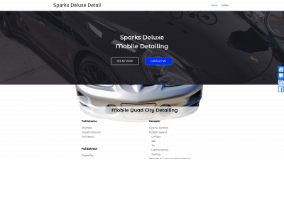 sparksdeluxedetail.com snapshot