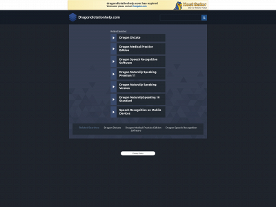 dragondictationhelp.com snapshot