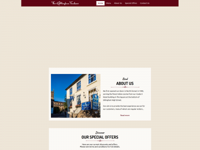 gillinghamtandoori.co.uk snapshot