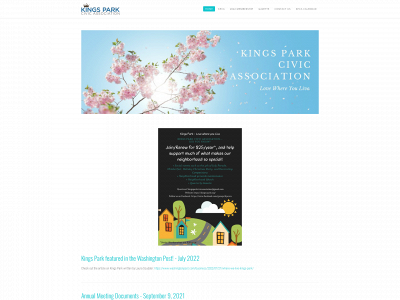 kings-park.org snapshot