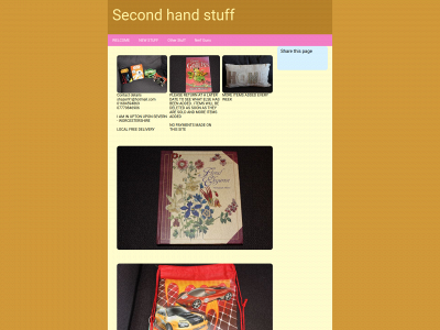 secondhandstuff.net snapshot