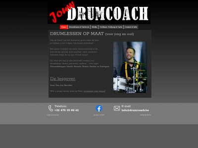 drumcoach.be snapshot