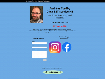 andreasdatait.se snapshot