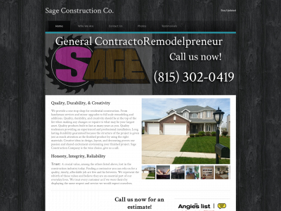 sageconstructioncompany.com snapshot