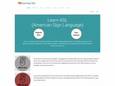 www.ilovelearningasl.com snapshot
