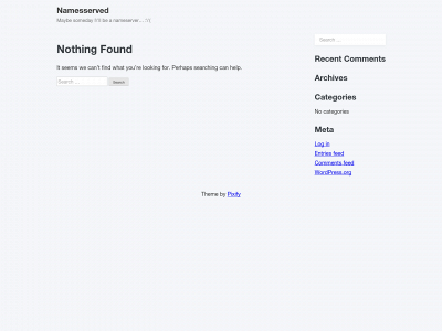 namesserved.com snapshot