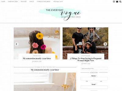 theeverydayvogue.com snapshot