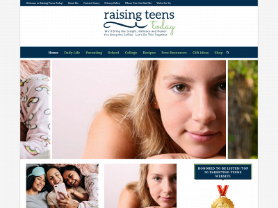 raisingteenstoday.com snapshot