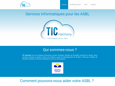 tic-harmony.be snapshot