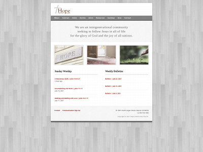 hopefordenver.com snapshot