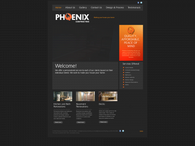 phoenixcontracting.ca snapshot