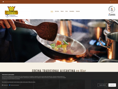 www.restaurantelacorona.net snapshot