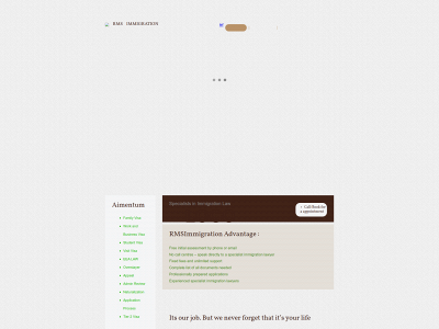 rmsimmigrationlimited.co.uk snapshot