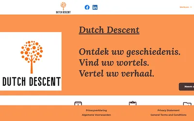 dutchdescent.nl snapshot