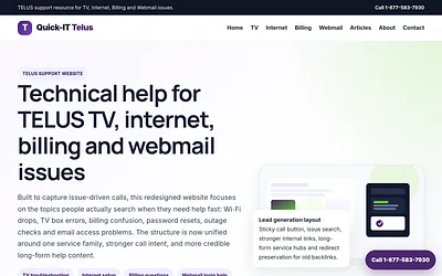 quick-it-telus.com snapshot
