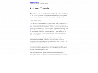 artandtravels.com snapshot