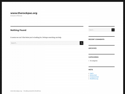 therockpac.org snapshot